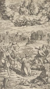 La Lapidation de Saint Étienne, 16ème siècle