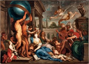 Athénée des Beaux-Arts. Peinture de Domenico Piola