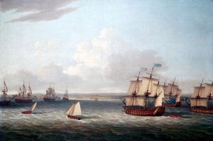 Guerre de Sept Ans (1756-1763) : La flotte britannique est entrée dans le port de La Havane (Cuba) le 21 août - Dominic Serres