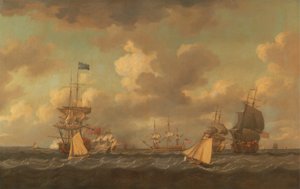 Navires anglais arrivant à l