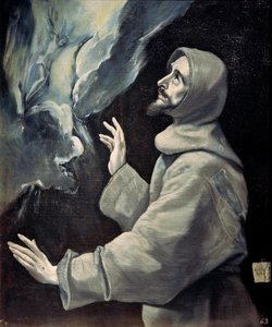 Saint François recevant les stigmates, vers 1585-1590 - Dominico El Greco
