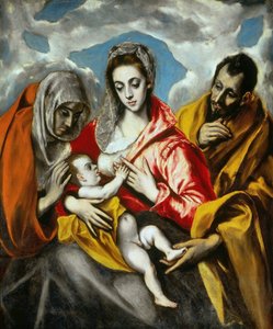 La Sainte Famille, 1595 - Dominico El Greco