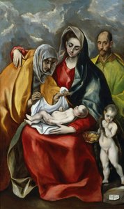 La Sainte Famille avec le jeune Jean-Baptiste, vers 1585 - Dominico El Greco