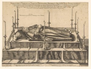 Portrait funéraire de Ferdinand II du Tyrol - Dominicus Custos (possibly)
