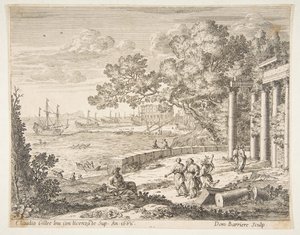 Paysage avec Mercure, 1668 - Dominique Barriere