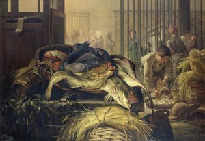 Le marché aux poissons - Dominique Henri Guifard
