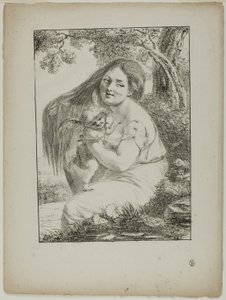 Cupidon et une jeune femme - Dominique Vivant Denon