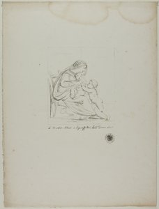 Vierge assise - Dominique Vivant Denon
