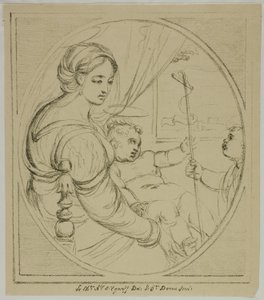 Vierge sur une chaise - Dominique Vivant Denon