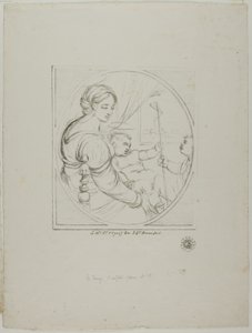Vierge sur une chaise - Dominique Vivant Denon