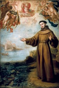 La prédication de Saint Antoine de Padoue - Don Juan Carreno de Miranda