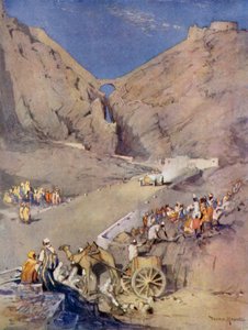 Arrivée de la voiture blanche du prince à travers la fente étrange, Aden - Donald (after) Maxwell
