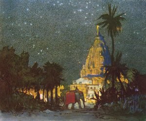 Inde (lithographie en couleur)