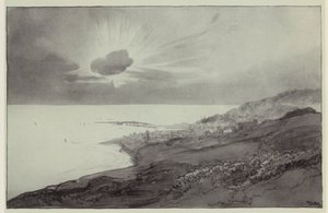 Lyme Regis depuis les collines de Charmouth - Donald (after) Maxwell
