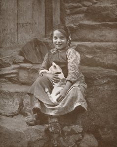 Deux petits villageois suisses à Hospenthal, 1916 - Donald McLeish