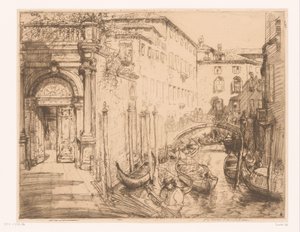 Vue de Venise 1911 (Le Palais Blanc)