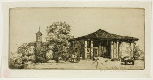 Une ferme toscane - Donald Shaw MacLaughlan