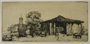 Une ferme toscane - Donald Shaw MacLaughlan