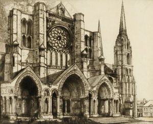 Chartres, Portail Nord - Donald Shaw MacLaughlan