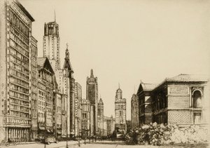 Chicago, Michigan Avenue no. 1 - Donald Shaw MacLaughlan