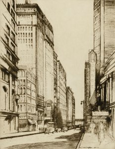 Chicago, Monroe Street - Donald Shaw MacLaughlan