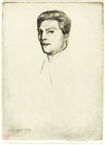 Pointe sèche numéro cinq: Portrait - Donald Shaw MacLaughlan
