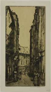Rue des Halles, Vannes, Bretagne - Donald Shaw MacLaughlan