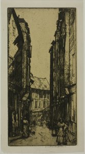 Rue des Halles, Vannes, Bretagne - Donald Shaw MacLaughlan