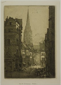 Rue du Chasseur, Rouen - Donald Shaw MacLaughlan