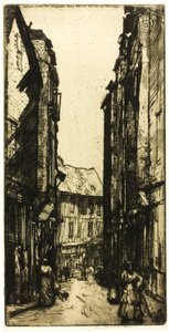 Ruelle des Halles, Vannes, Bretagne - Donald Shaw MacLaughlan