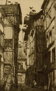 Ruelle des Pigeons, Rouen - Donald Shaw MacLaughlan