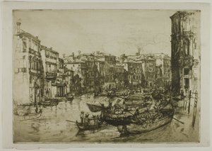 Le Marché, Venise - Donald Shaw MacLaughlan
