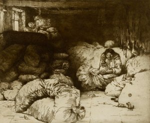 Le vendeur de chiffon endormi - Donald Shaw MacLaughlan