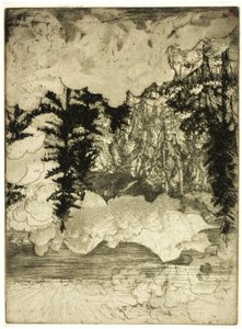 Les deux pins, Suisse - Donald Shaw MacLaughlan