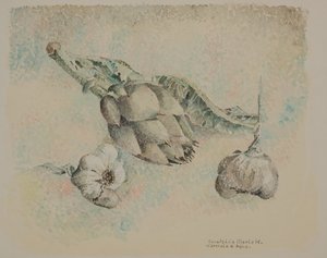 Artichauts et ail - Donatella Merlo