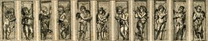 Chérubins, reliefs en bronze de Donatello (1386-1466), basilique Saint-Antoine de Padoue, Padoue, Vénétie, Italie - Donatello