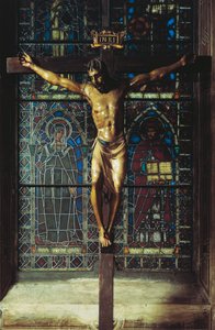Italie, Florence, Église de Santa Croce, Crucifix - Donatello