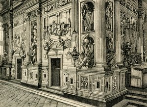 Écran de marbre de la Sainte Maison, conçu par Donato Bramante, Sanctuaire de la Sainte Maison, Loreto, Marches, Italie - Donato Bramante