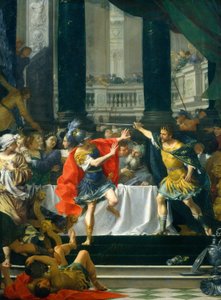 Alexandre le Grand menacé par son père, probablement 1700-1705 - Donato Creti