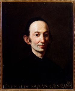 Portrait de Giovenale Sacchi, musicologue italien. 18ème siècle - Donino Riccardi