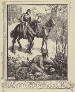 Une dame pleurant amèrement - Dora Curtis