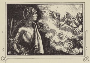 Comment Sir Launcelot vit le Saint Graal - Dora Curtis