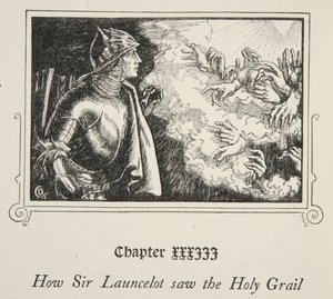 Comment Sir Launcelot a vu le Saint Graal, illustration de 