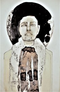Portrait abstrait « Halo »