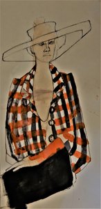 Un look chic avec une veste à carreaux