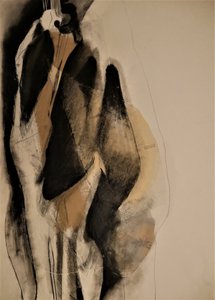 Figures abstraites drapées - Doris Schmitz