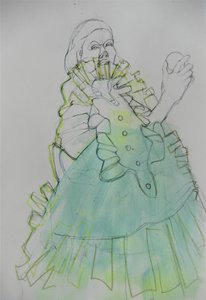 Portrait vert élégant - Doris Schmitz