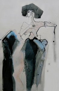 Portrait de mode stylisé - Doris Schmitz