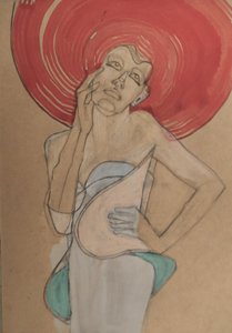 La femme au chapeau rouge - Doris Schmitz