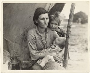 Cueilleurs de pois sans ressources, Californie